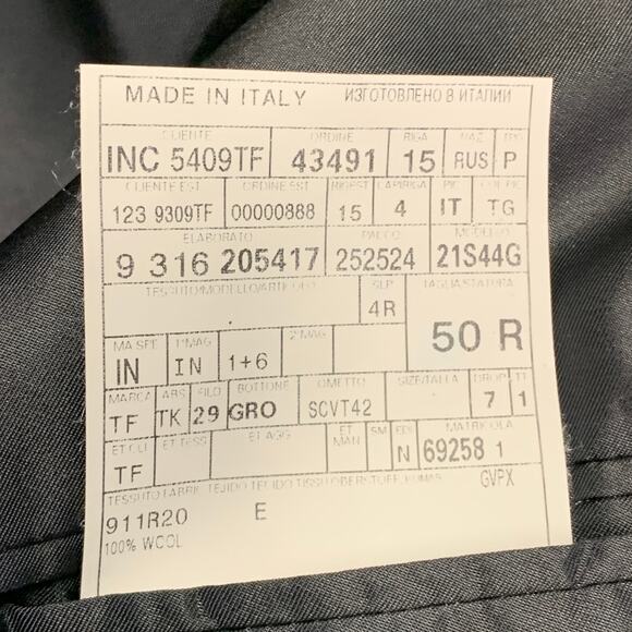 TOM FORD Size 40 Regular Black Wool Shawl Lapel Sport Coat - Picture 7 of 8